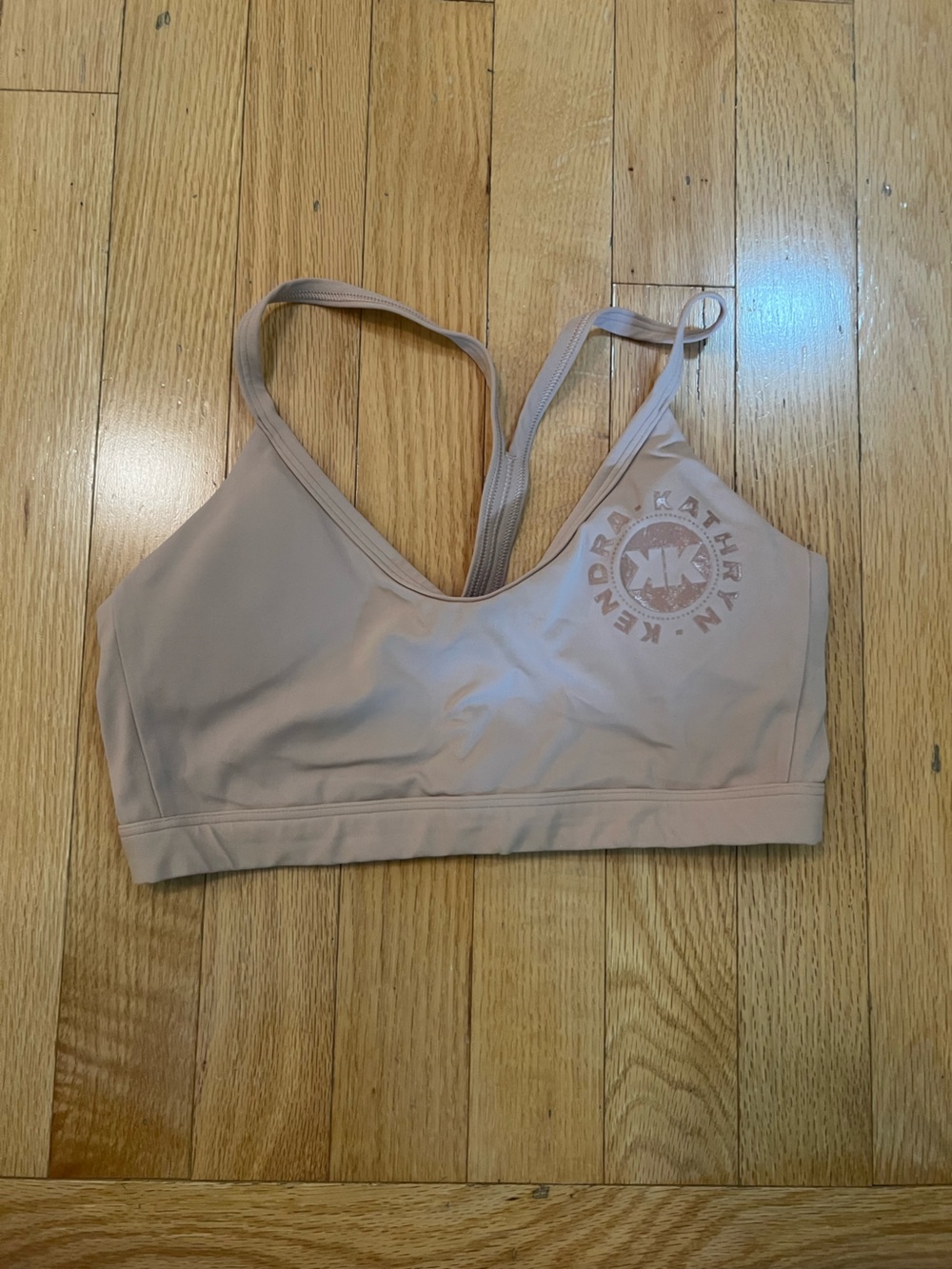 Gymshark Blush Nude Double-Strap Sports Bralette